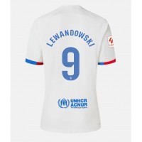 Barcelona Robert Lewandowski #9 Udebanetrøje Dame 2023-24 Kortærmet